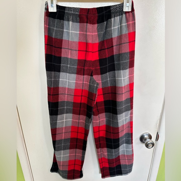 Plaid Fleece Pajama Pants - Picture 3 of 3